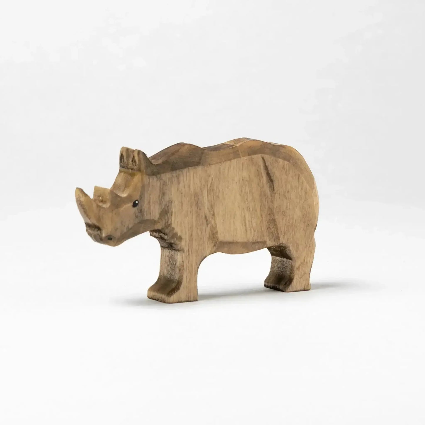 Hand Painted Wooden Safari Animals Set For Creative Play - ToylandEU