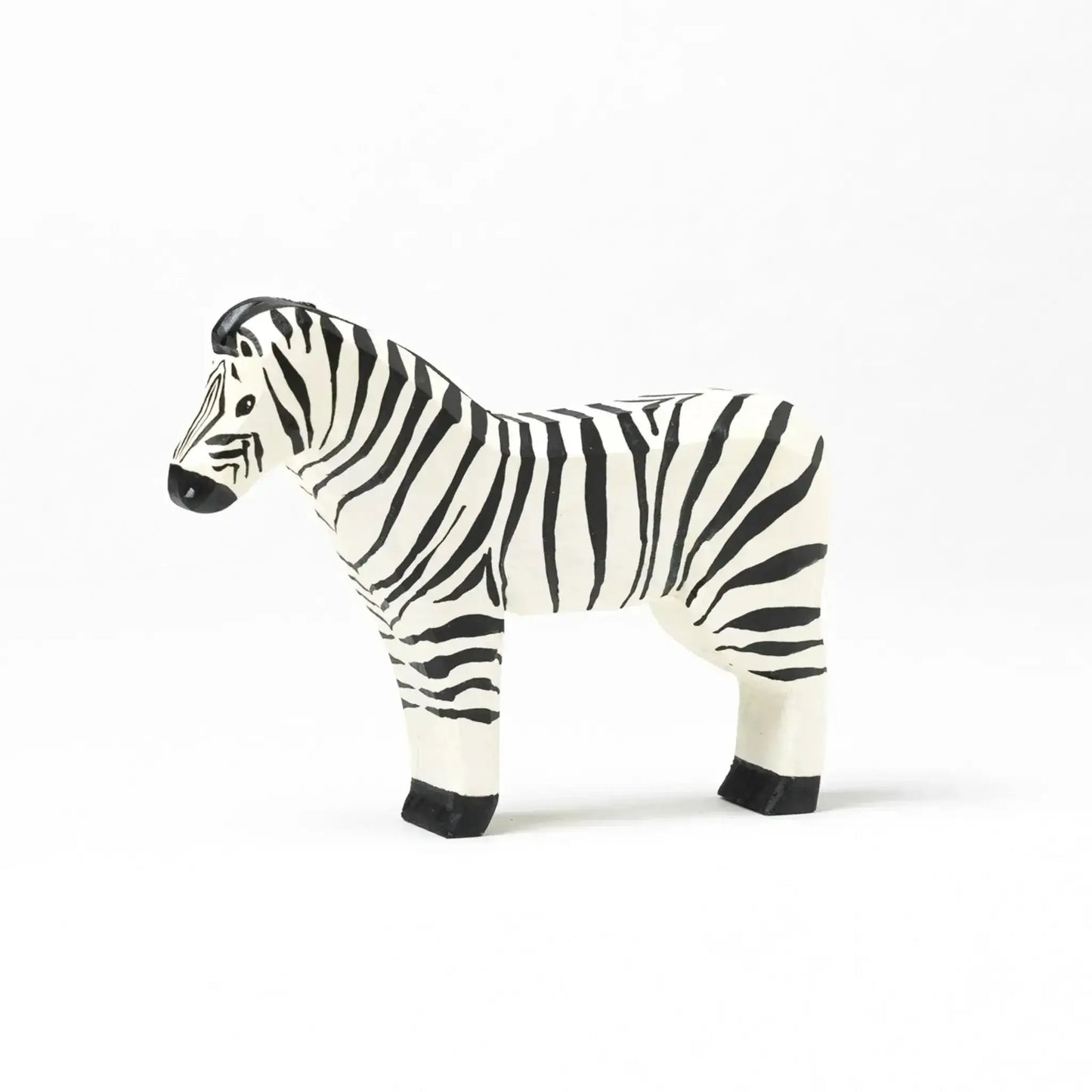 Hand Painted Wooden Safari Animals Set For Creative Play - ToylandEU