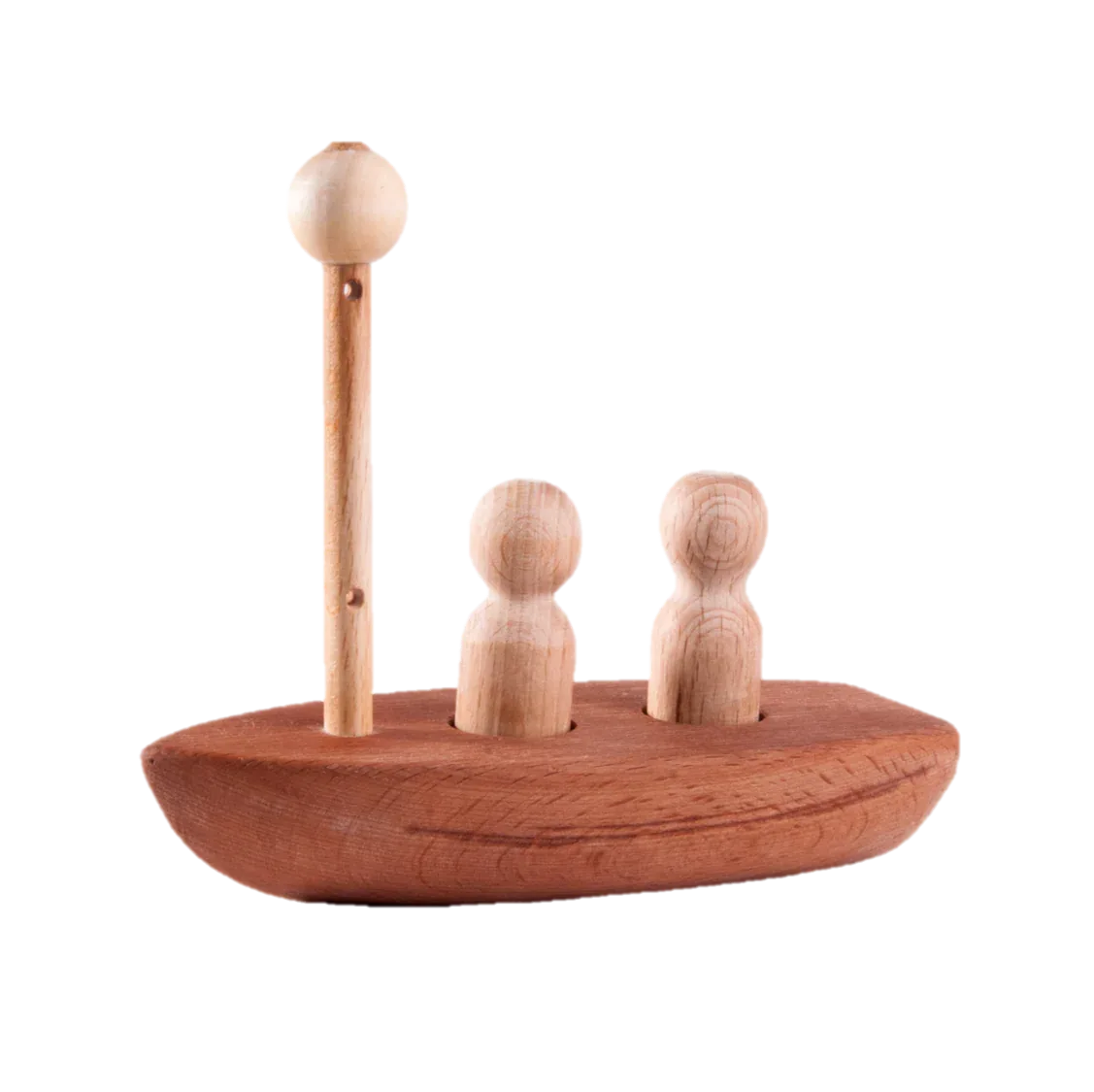 Wooden Sailboat Toy For Kids Beech Wood Creativity - ToylandEU