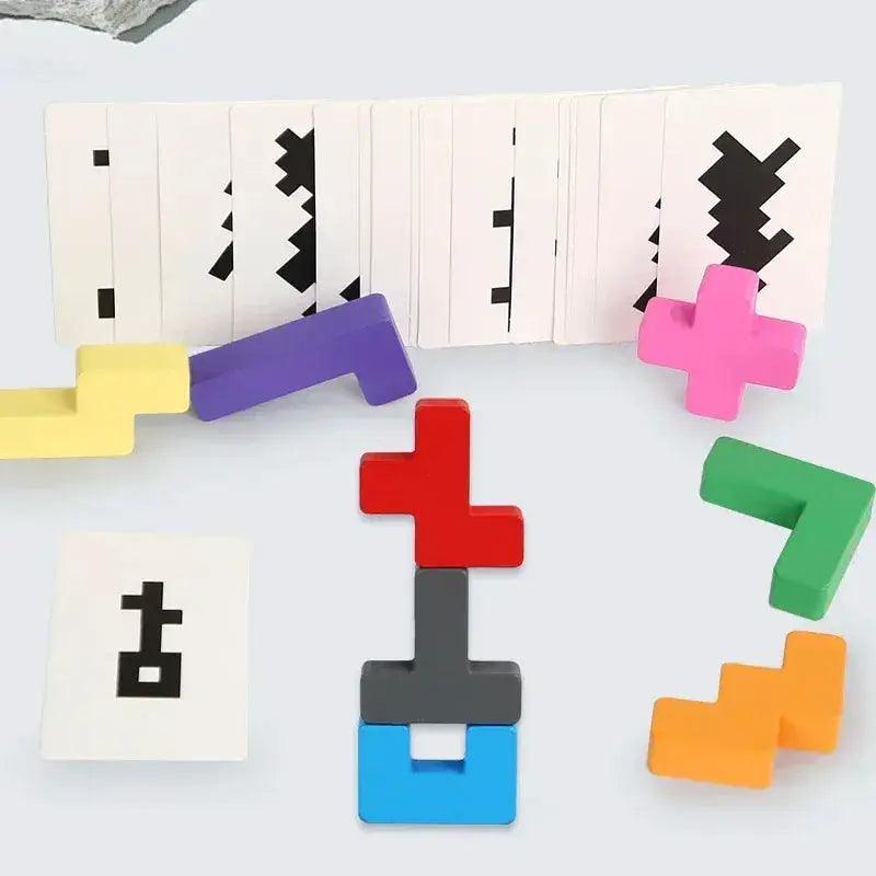  Wooden Shadow Matching Puzzle Develops Spatial Skills -  ToylandEU™
