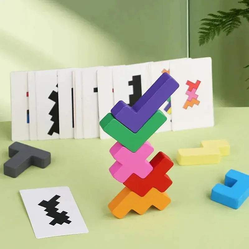  Wooden Shadow Matching Puzzle Develops Spatial Skills -  ToylandEU™