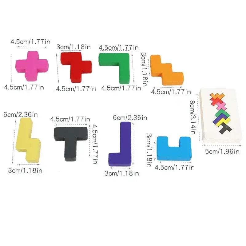  Wooden Shadow Matching Puzzle Develops Spatial Skills -  ToylandEU™