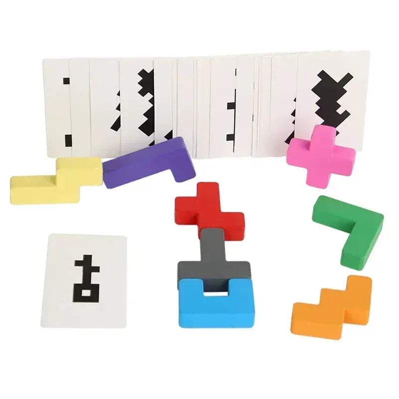  Wooden Shadow Matching Puzzle Develops Spatial Skills -  ToylandEU™