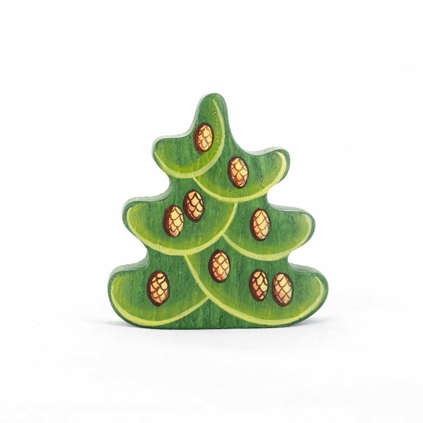 Wooden Small Christmas Tree with Cones - ToylandEU