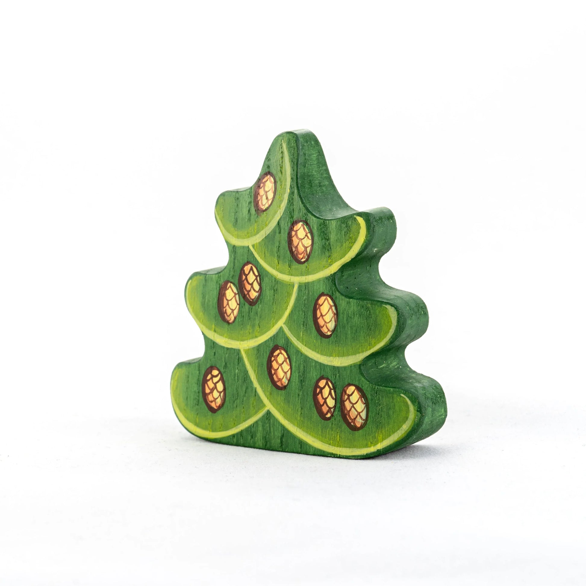 Wooden Small Christmas Tree with Cones - ToylandEU