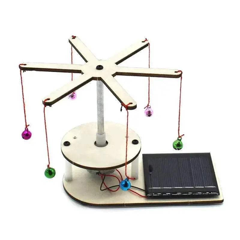 Wooden Solar Energy Conversion Model Kids Science Toy Technology Physics Kit Learning Educational Toys for Children - ToylandEU
