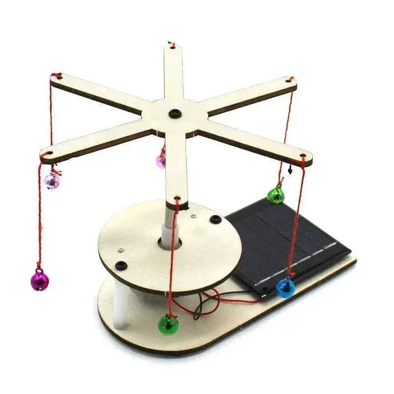 Wooden Solar Energy Conversion Model Kids Science Toy Technology Physics Kit Learning Educational Toys for Children - ToylandEU