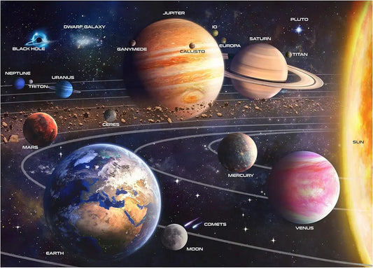 Wooden Space Jigsaw Puzzles For Adults 1000 Pieces - ToylandEU