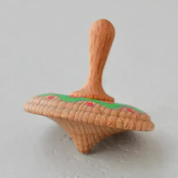 Ancient Wooden Spinning Top Toy With Balanced Inertia - ToylandEU
