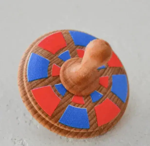 Ancient Wooden Spinning Top Toy With Balanced Inertia - ToylandEU