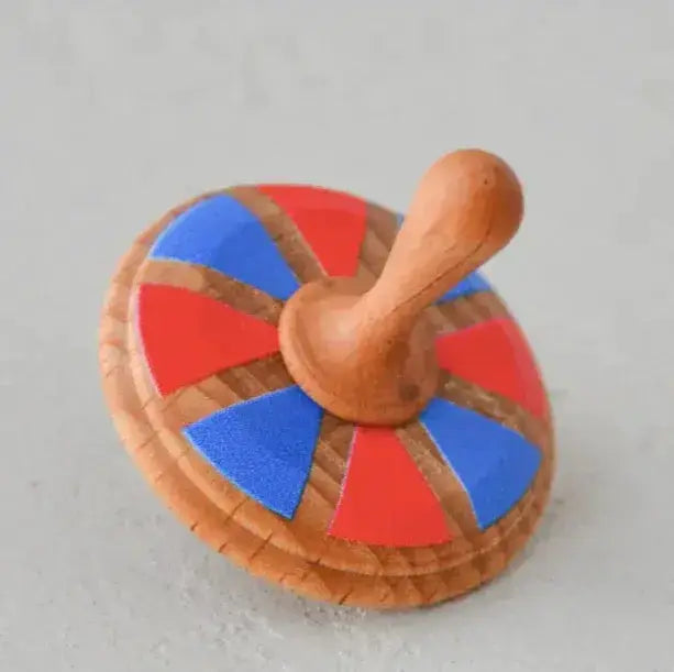 Ancient Wooden Spinning Top Toy With Balanced Inertia - ToylandEU