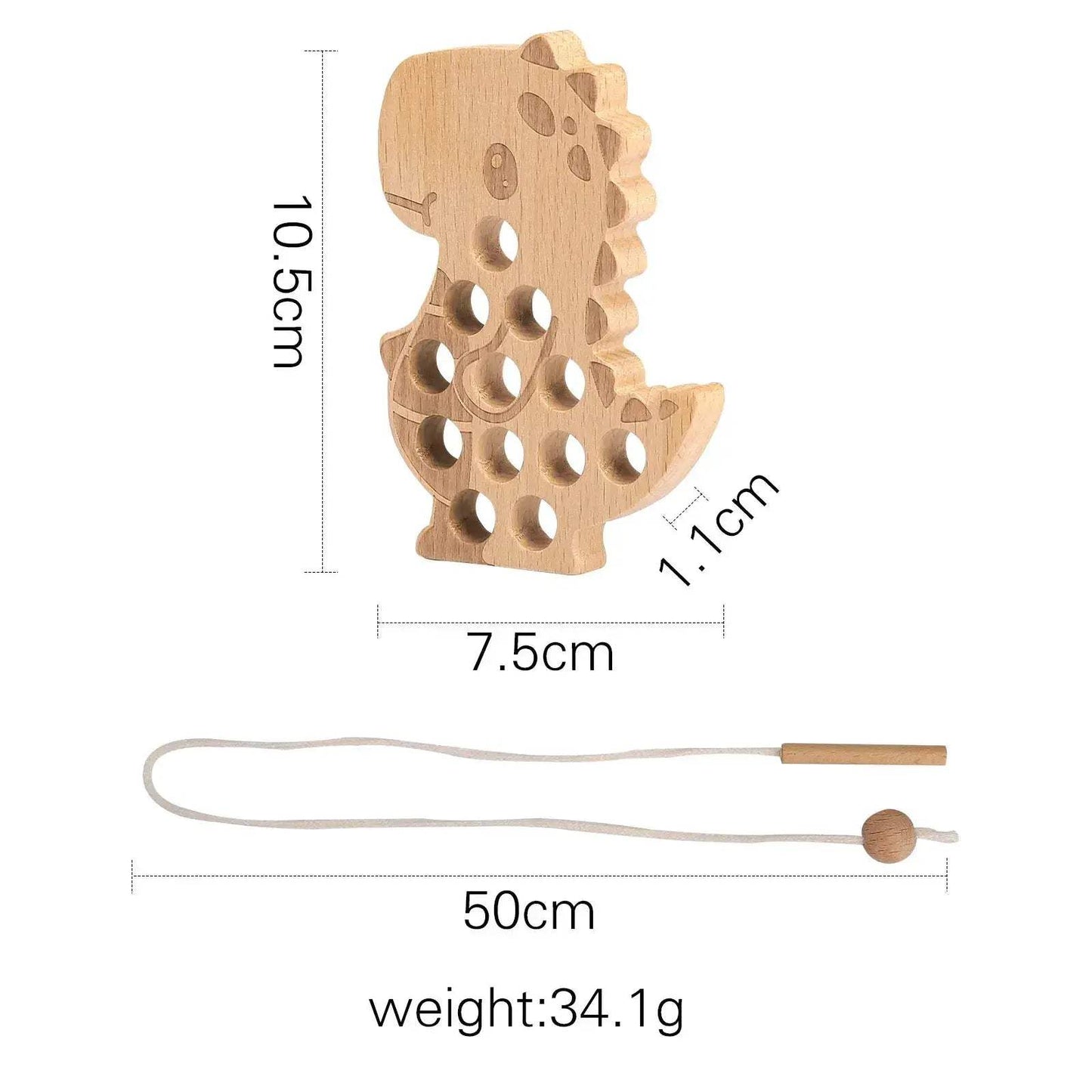 Wooden Stacking Blocks Montessori Toys For Kids Learning Fun - ToylandEU