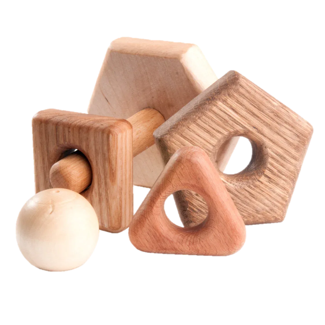 Wooden Stacking Toy For Fine Motor Skills Development - ToylandEU