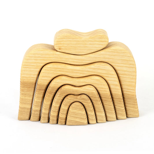 Wooden Stacking Toy For Open Ended Play And Imaginative Builds - ToylandEU