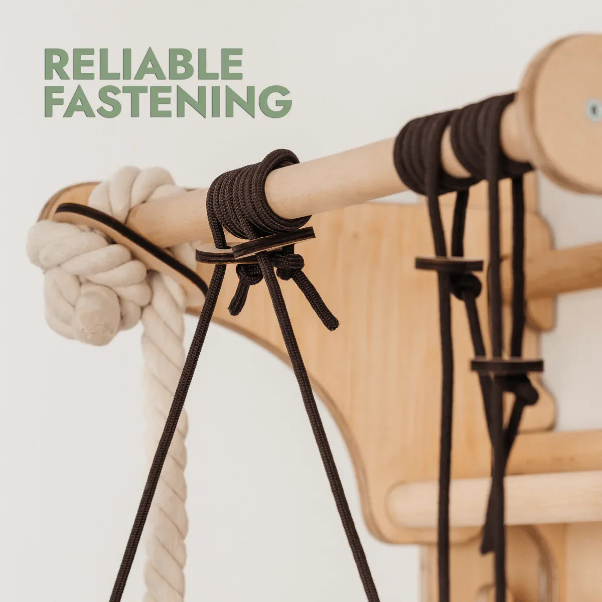 Wooden Swedish Wall / Climbing ladder for Children + Swing Set + Slide Board + Art Add-on - ToylandEU