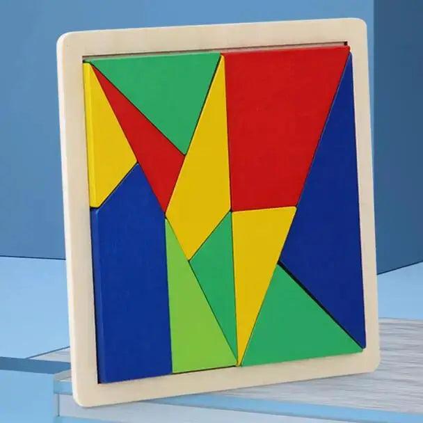  Wooden Tangram Puzzle Educational Toy Boosts Spatial -  ToylandEU™
