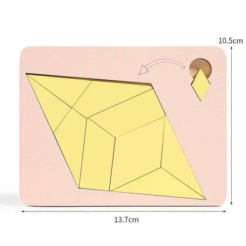  Wooden Tangram Puzzle Educational Toy Boosts Spatial -  ToylandEU™