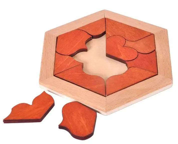 Wooden Tangram Puzzle Educational Toy Boosts Spatial Skills - ToylandEU
