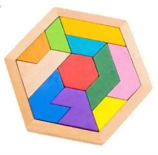 Wooden Tangram Puzzle Educational Toy Boosts Spatial Skills - ToylandEU