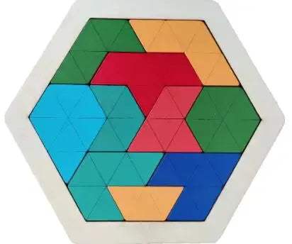 Wooden Tangram Puzzle Educational Toy Boosts Spatial Skills - ToylandEU