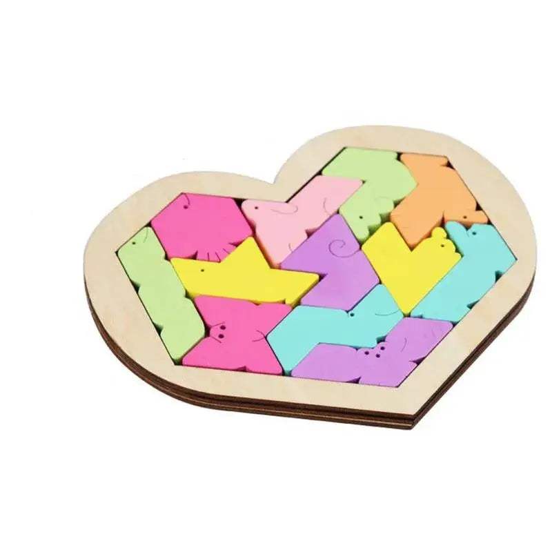 Wooden Tangram Puzzle Educational Toy Boosts Spatial Skills - ToylandEU