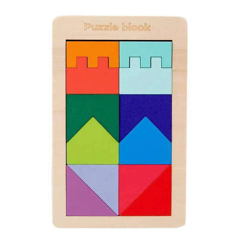 Wooden Tangram Puzzle Educational Toy Boosts Spatial Skills - ToylandEU