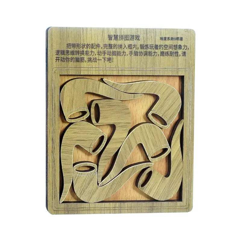 Wooden Tangram Puzzle Educational Toy Boosts Spatial Skills - ToylandEU