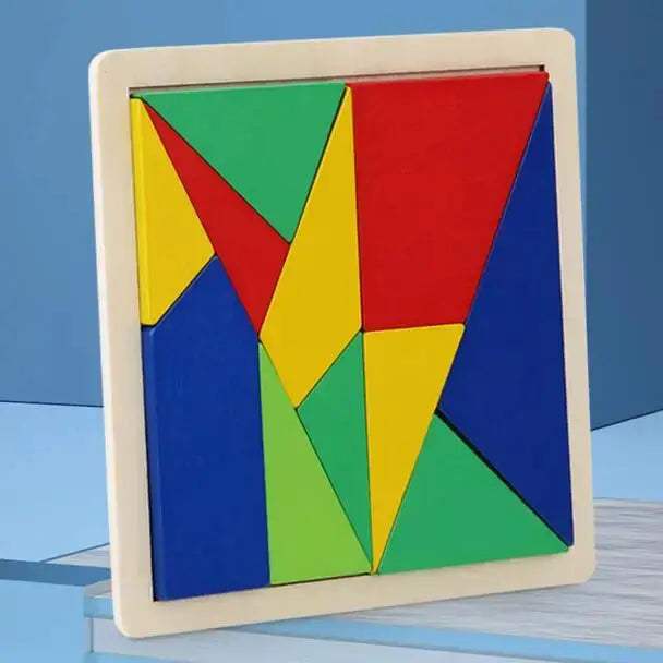 Wooden Tangram Puzzle Educational Toy Boosts Spatial Skills - ToylandEU