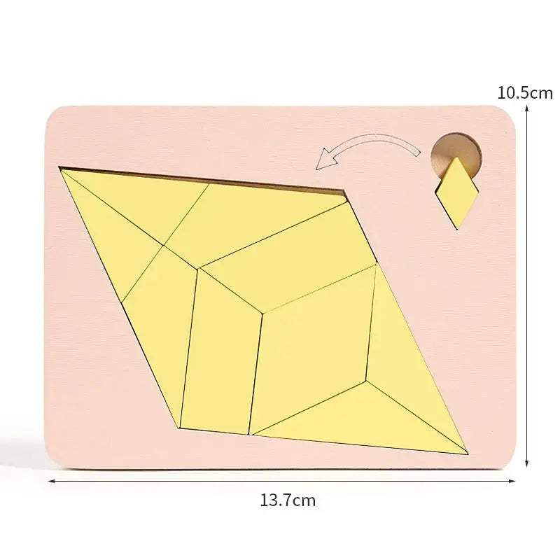 Wooden Tangram Puzzle Educational Toy Boosts Spatial Skills - ToylandEU