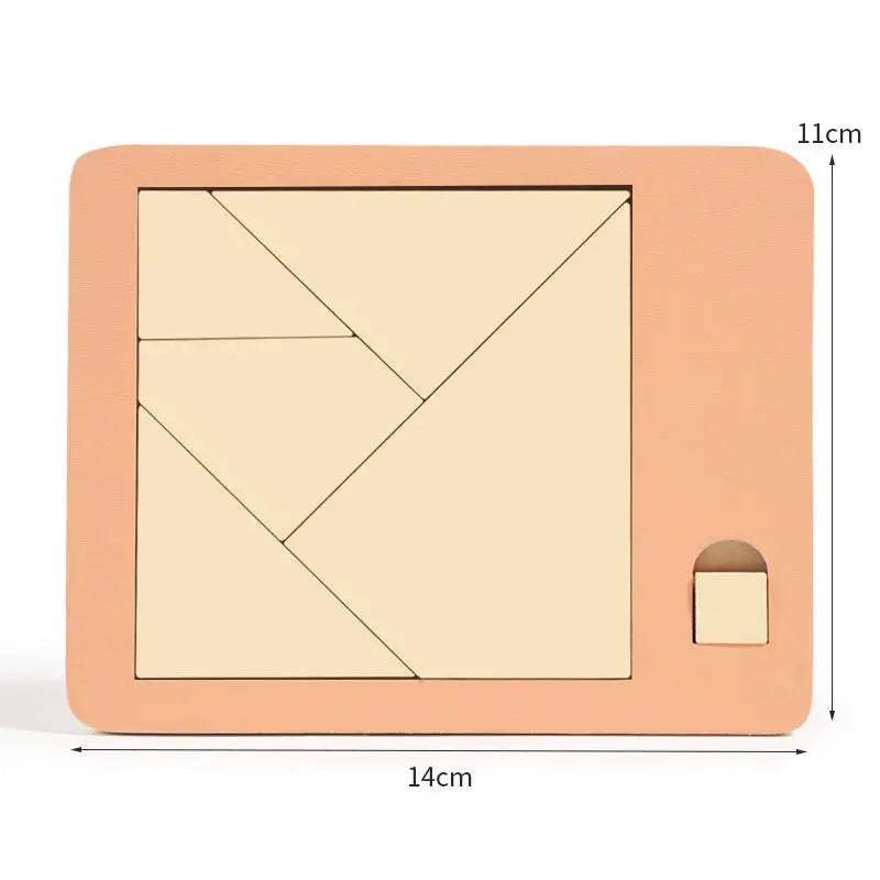 Wooden Tangram Puzzle Educational Toy Boosts Spatial Skills - ToylandEU