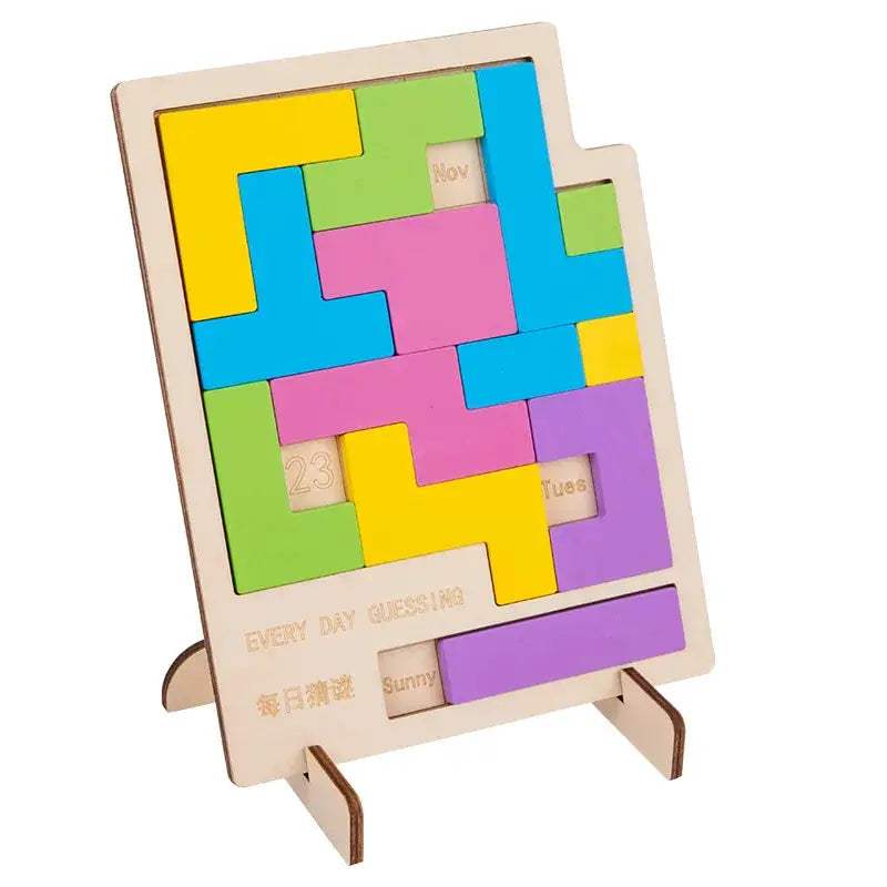 Wooden Tangram Puzzle Educational Toy Boosts Spatial Skills - ToylandEU