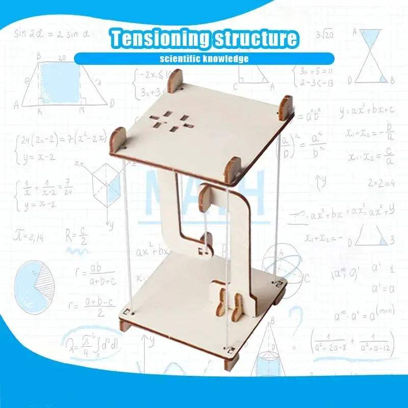 Wooden Tensioning Structure Science Kit For STEM Education - ToylandEU