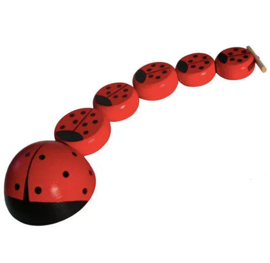 Wooden Threading Toy Ladybug For Fine Motor Skills - ToylandEU