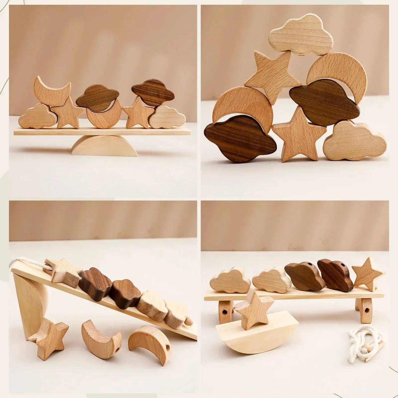  Wooden Threading Toys For Kids Montessori Blocks Safe -  ToylandEU™