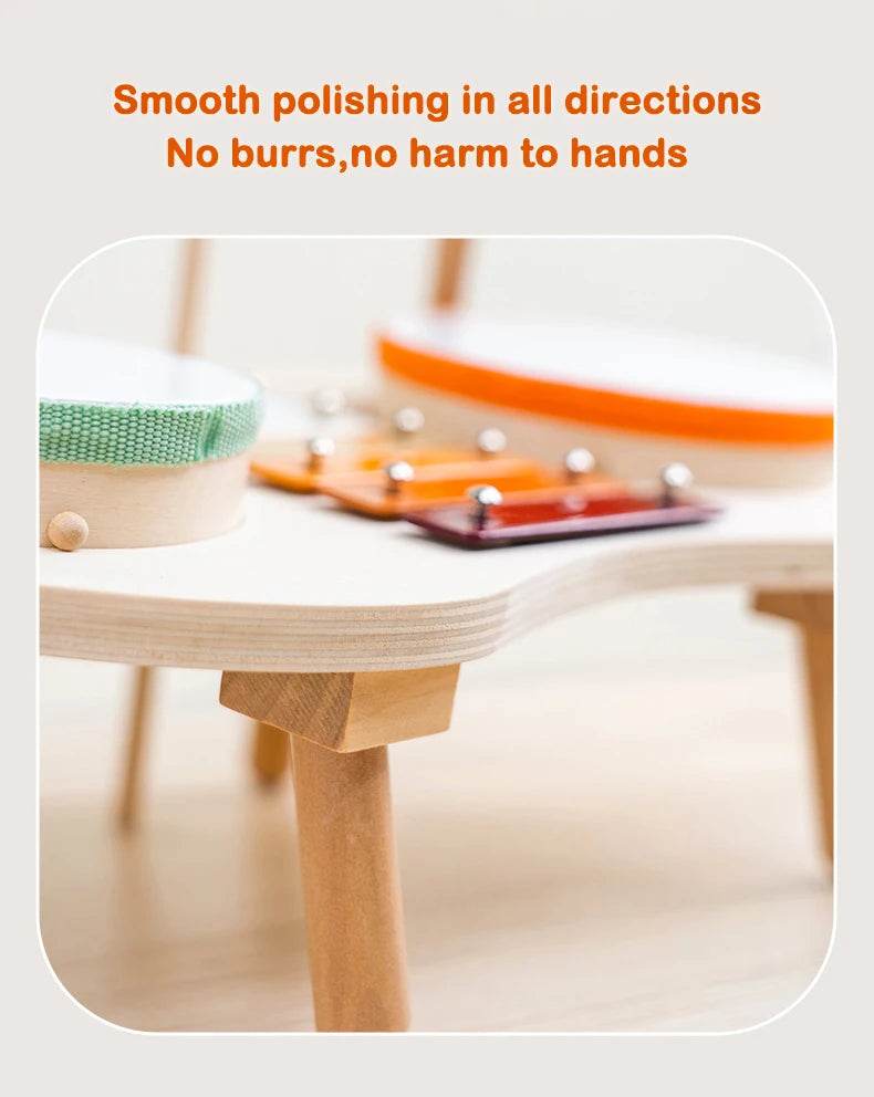 Kids Drum Set For Toddler Musical Instrument Toys Montessori Wooden Percussion Drum Sensory Xylophone Kit Educational Toys - ToylandEU