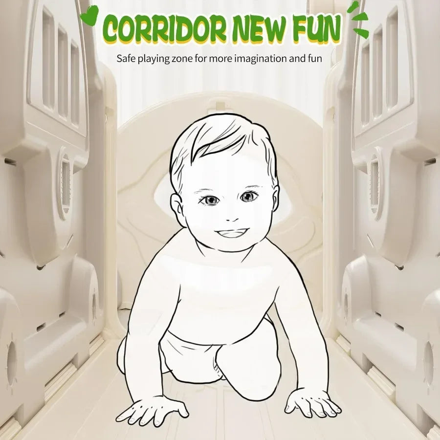 Wooden Toddler Playset With Slide Climber Basketball Hoop Storage - ToylandEU