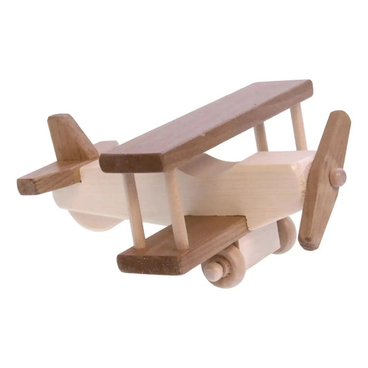  Amish Crafted Wooden Toy Airplane Spinning Propeller -  ToylandEU™