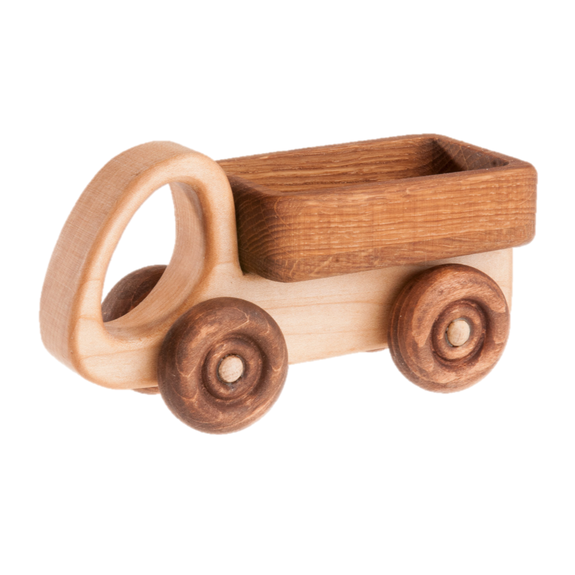 Wooden Toy Truck With Moving Wheels For Little Hands - ToylandEU