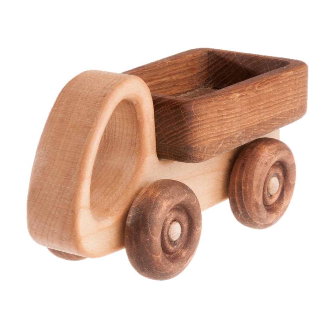 Wooden Toy Truck With Moving Wheels For Little Hands - ToylandEU
