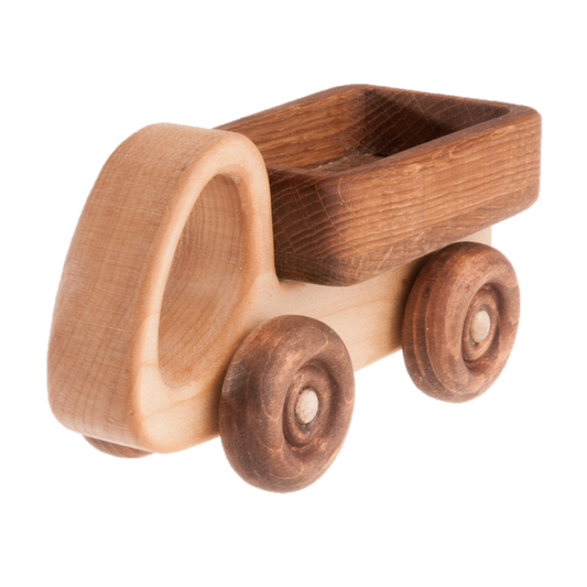 Wooden Toy Truck With Moving Wheels For Little Hands - ToylandEU