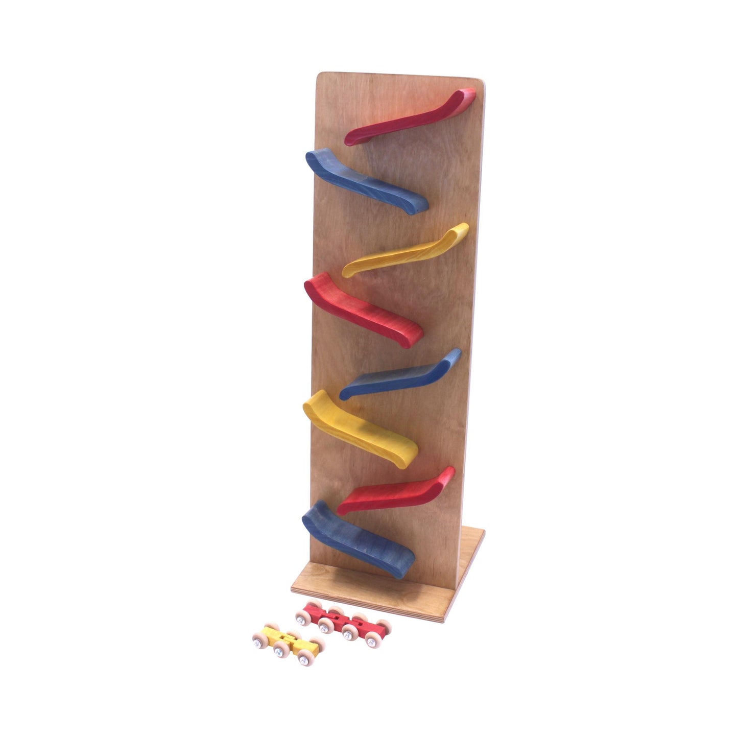 Wooden Train Roller Track For Kids Non Toxic Finish
