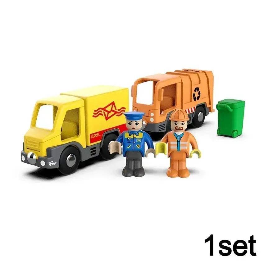 Wooden Train Set For Kids Educational Track Toys Gift - ToylandEU