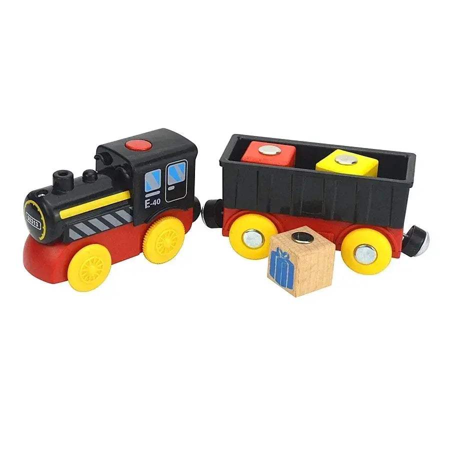 Wooden Train Set For Kids Educational Track Toys Gift - ToylandEU