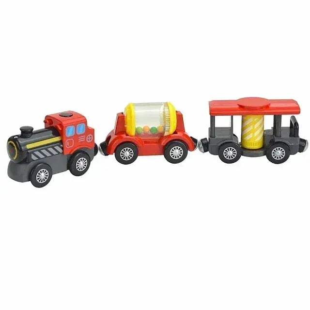 Wooden Train Set For Kids Educational Track Toys Gift - ToylandEU