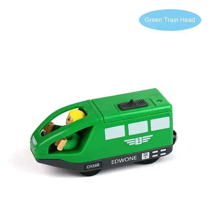 Wooden Train Set With Electric Engine For Kids Gift - ToylandEU