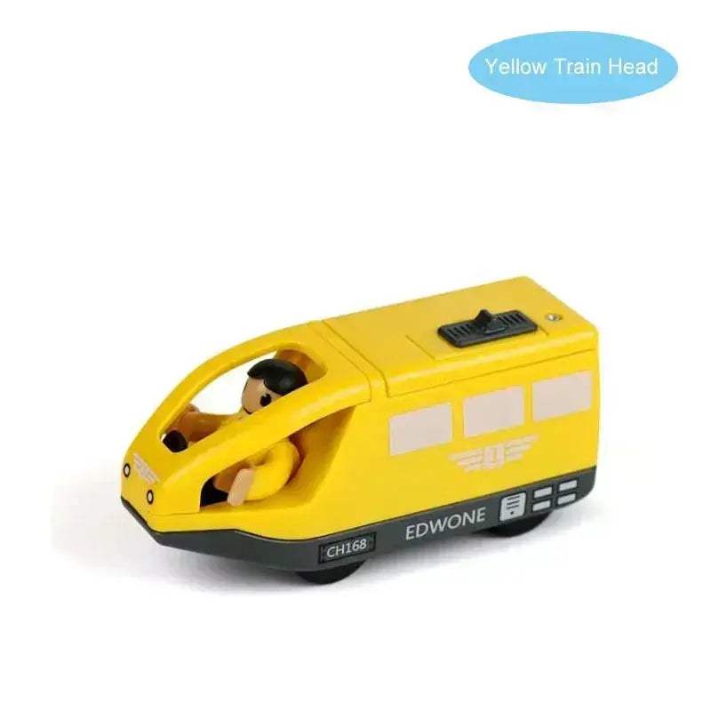 Wooden Train Set With Electric Engine For Kids Gift - ToylandEU