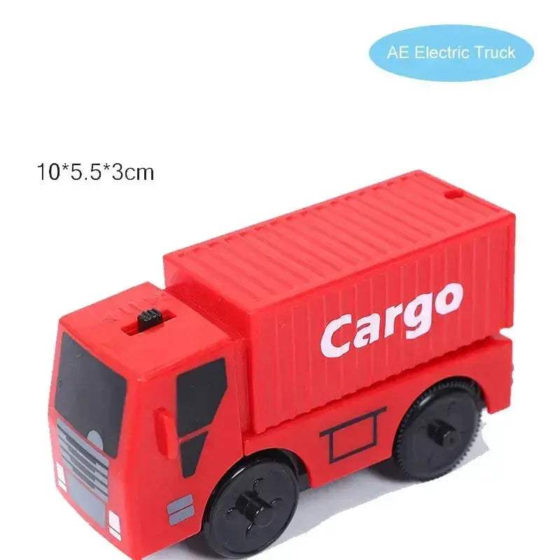 Wooden Train Set With Electric Engine For Kids Gift - ToylandEU