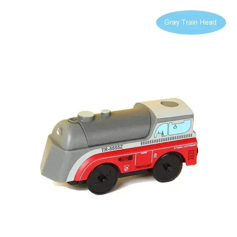 Wooden Train Set With Electric Engine For Kids Gift - ToylandEU
