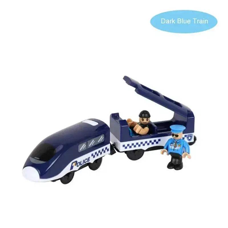 Wooden Train Set With Electric Engine For Kids Gift - ToylandEU