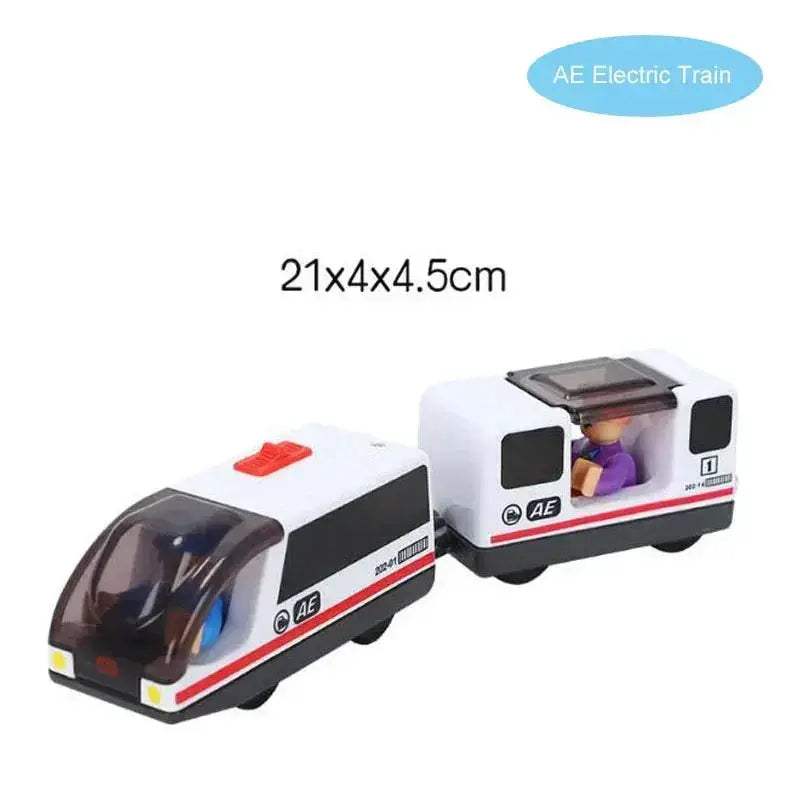 Wooden Train Set With Electric Engine For Kids Gift - ToylandEU